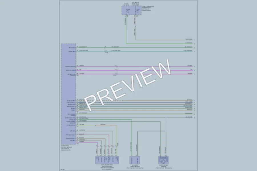 2011 Volkswagen Routan Cruise Control wiring diagram preview