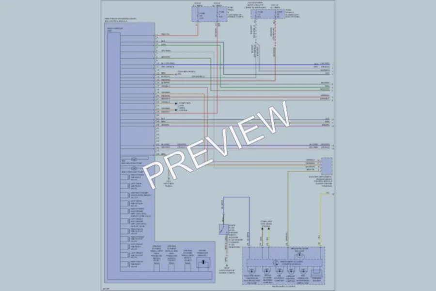 2011 Volkswagen Tiguan Anti Lock Brakes wiring diagram preview