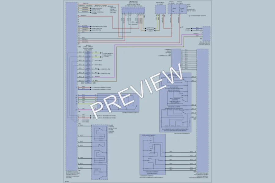 2011 Volkswagen Tiguan Body Control Modules wiring diagram preview