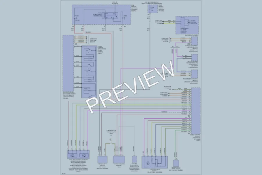 2011 Volkswagen Tiguan Cruise Control wiring diagram preview