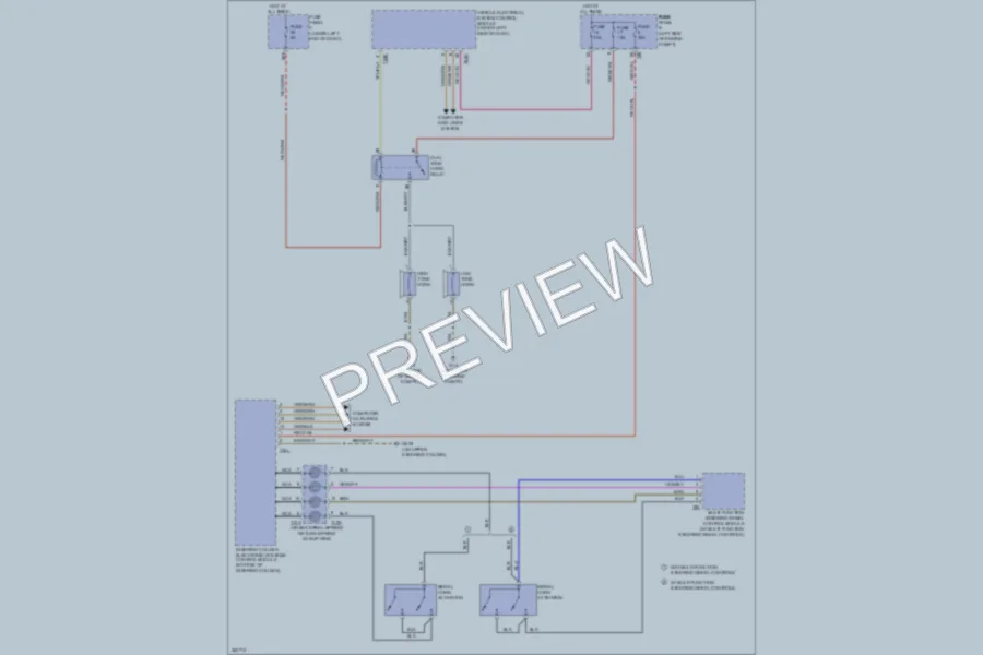2011 Volkswagen Tiguan Horn wiring diagram preview