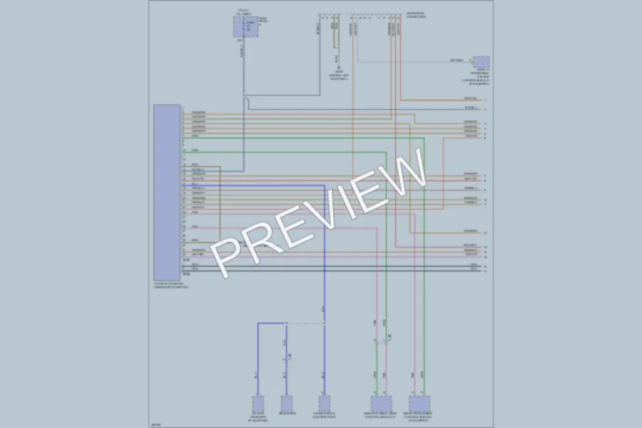 2011 Volkswagen Touareg Computer Data Lines wiring diagram preview