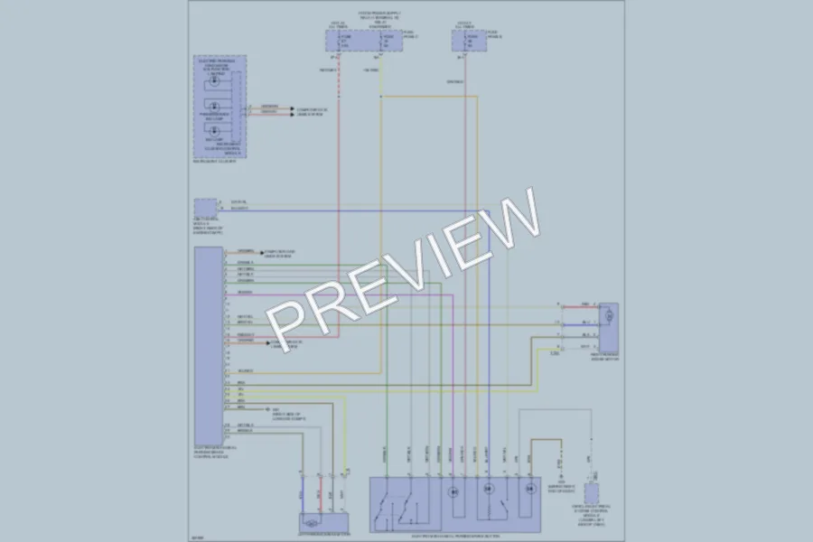 2011 Volkswagen Touareg Shift Interlock wiring diagram preview