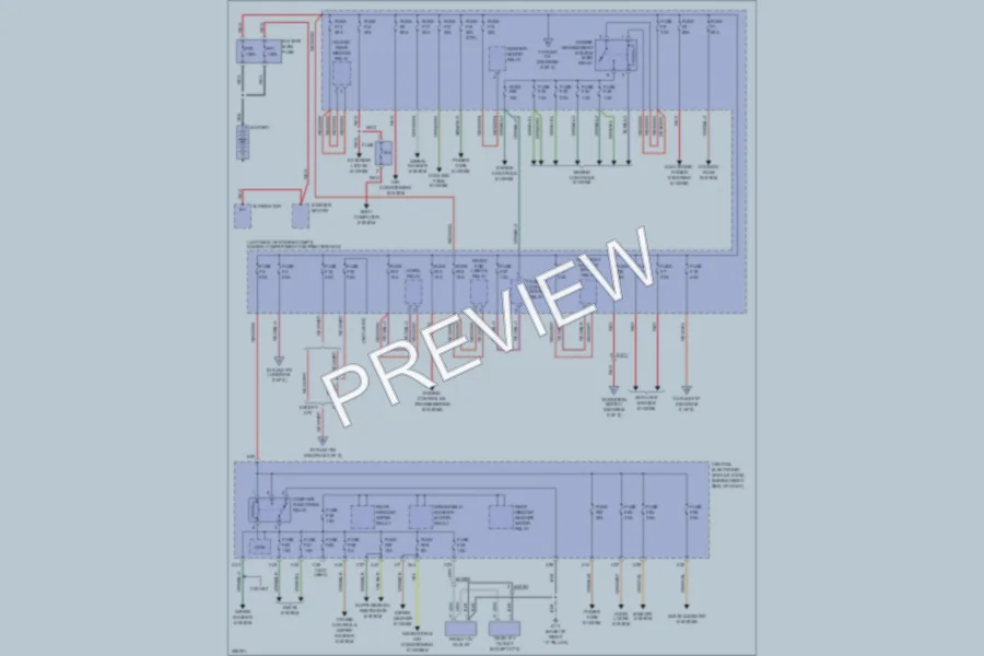 2011 Volvo C30 Power Distribution wiring diagram preview