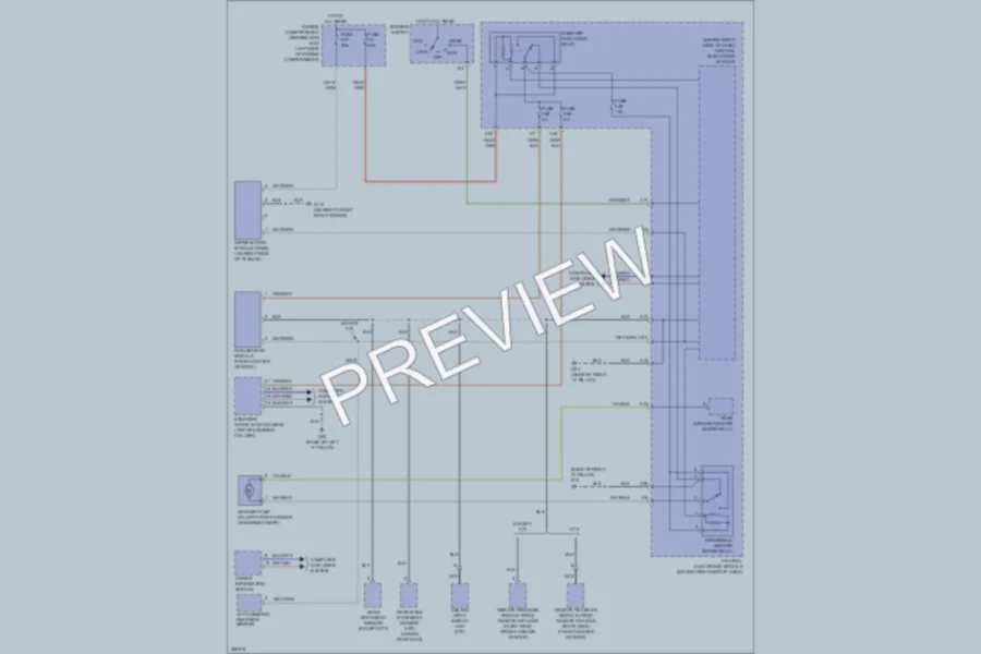 2011 Volvo C30 Wiper Washer wiring diagram preview
