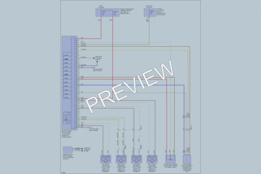 2011 Volvo C70 Anti Lock Brakes wiring diagram preview