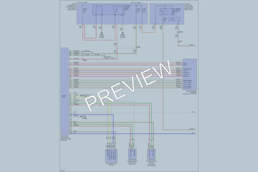 2011 Volvo C70 Power Top Sunroof wiring diagram preview