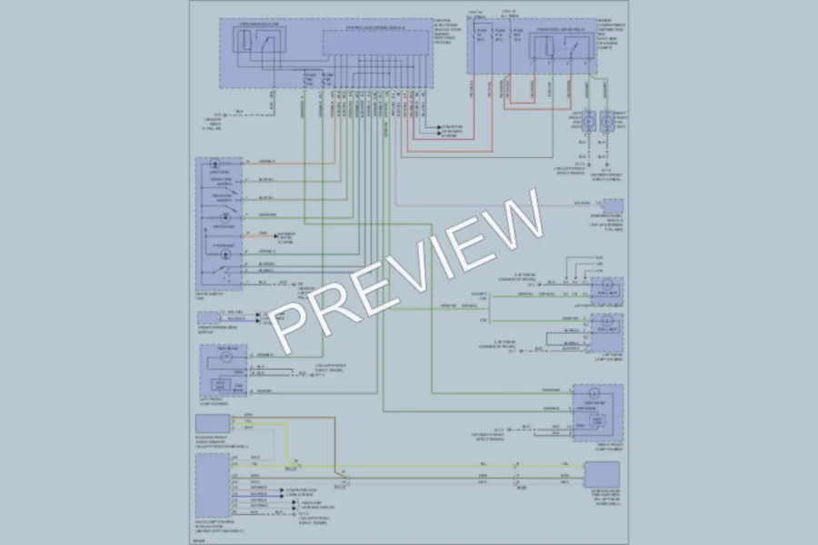2011 Volvo S40 Headlights wiring diagram preview