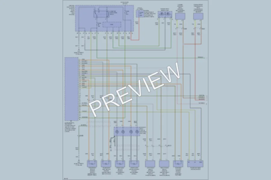 2011 Volvo S40 Supplemental Restraints wiring diagram preview