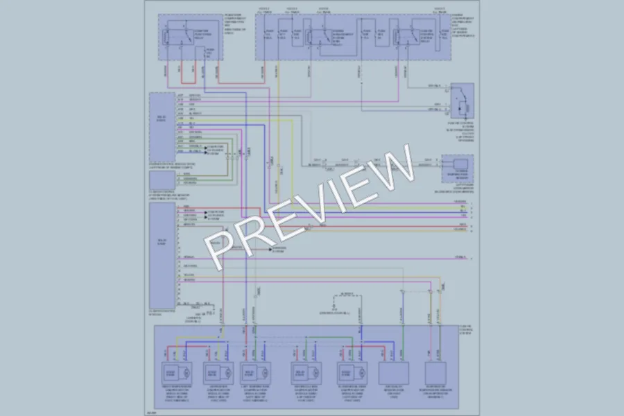 2011 Volvo S60 Air Conditioning wiring diagram preview