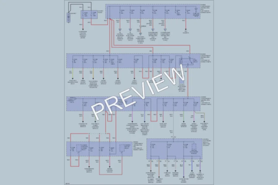 2011 Volvo S60 Power Distribution wiring diagram preview