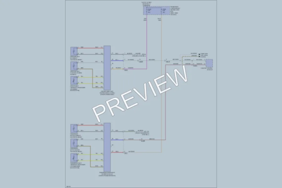 2011 Volvo S60 Power Seats wiring diagram preview