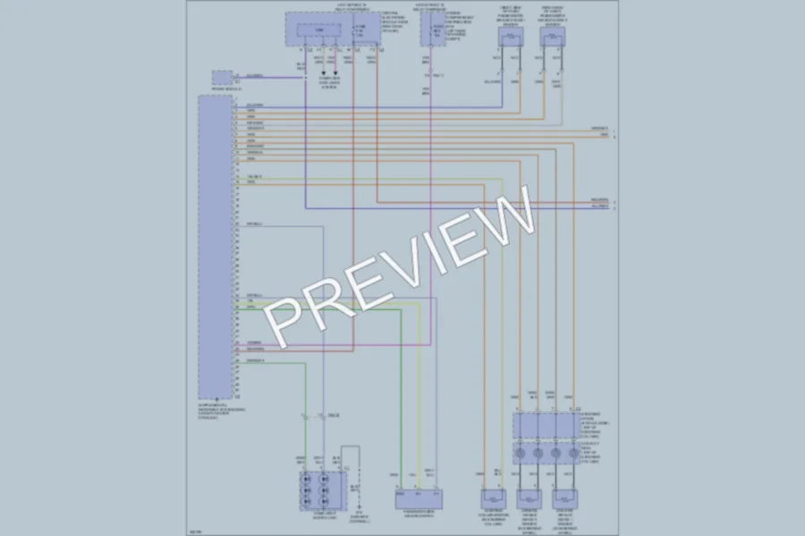 2011 Volvo S60 Supplemental Restraints wiring diagram preview
