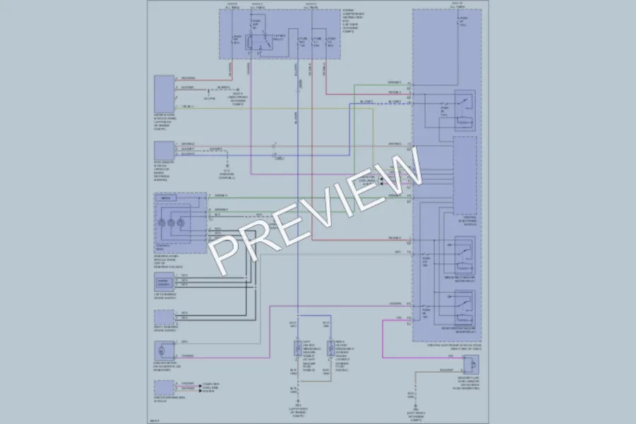 2011 Volvo S60 Wiper Washer wiring diagram preview