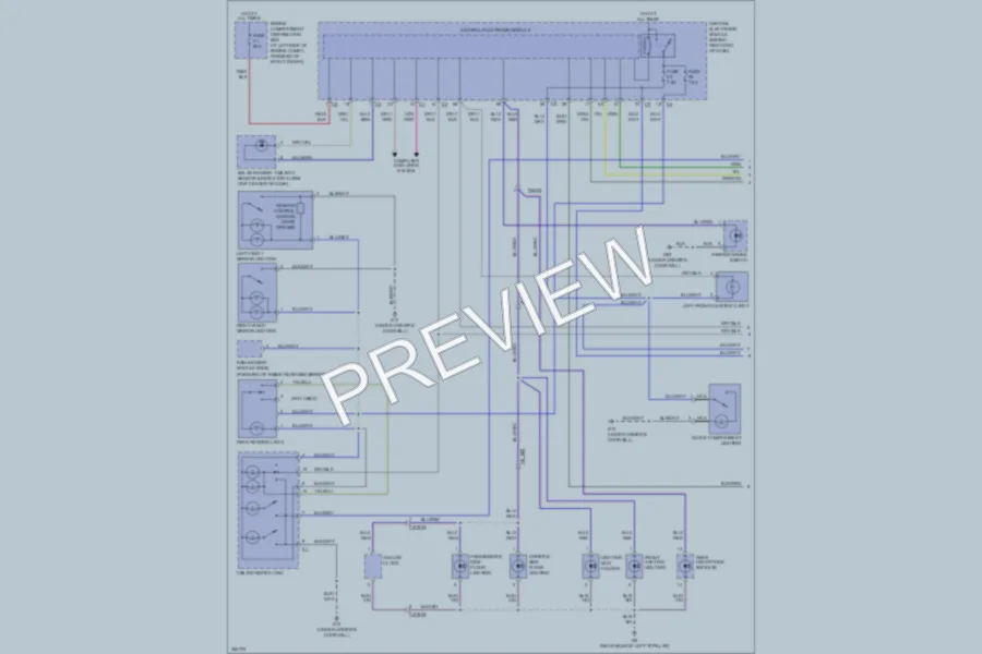 2011 Volvo S80 Interior Lights wiring diagram preview