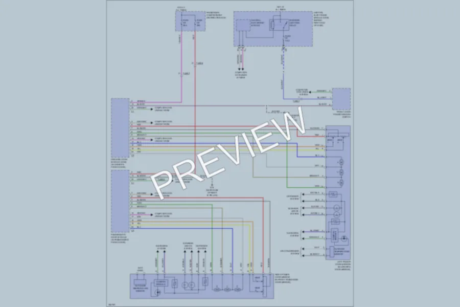 2011 Volvo S80 Memory Systems wiring diagram preview