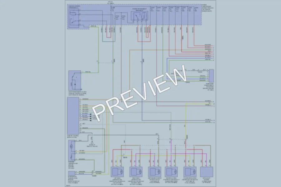 2011 Volvo V50 Air Conditioning wiring diagram preview
