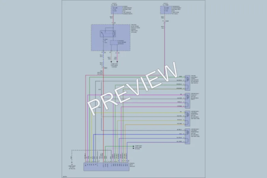 2011 Volvo XC60 Memory Systems wiring diagram preview
