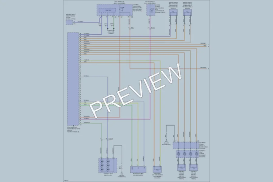 2011 Volvo XC60 Supplemental Restraints wiring diagram preview
