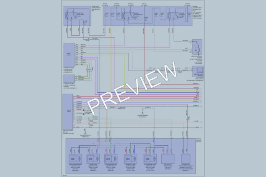 2011 Volvo XC70 Air Conditioning wiring diagram preview