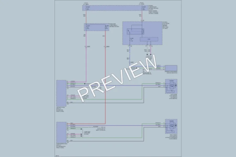 2011 Volvo XC70 Navigation wiring diagram preview