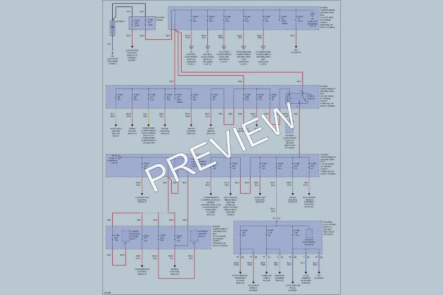 2011 Volvo XC70 Power Distribution wiring diagram preview