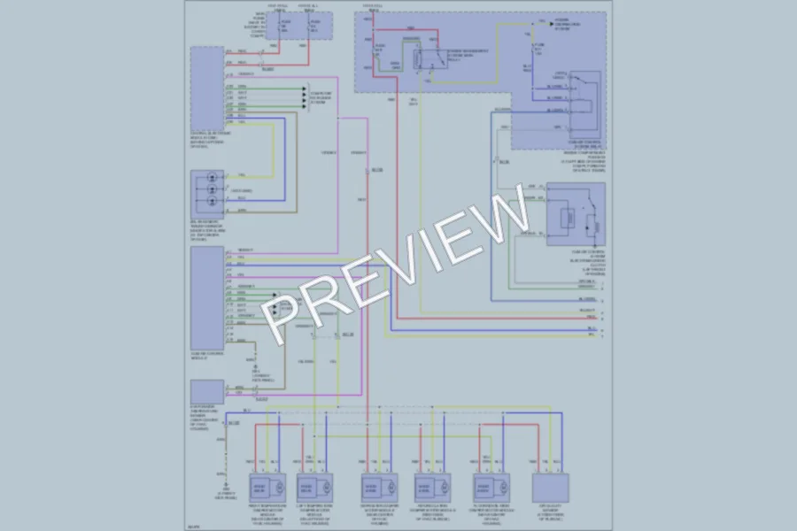 2011 Volvo XC90 Air Conditioning wiring diagram preview