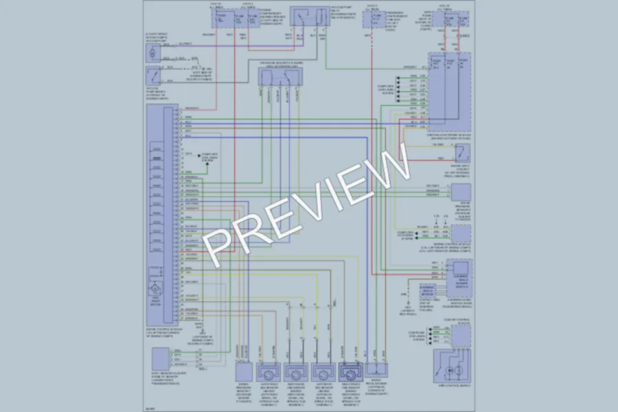 2011 Volvo XC90 Anti Lock Brakes wiring diagram preview