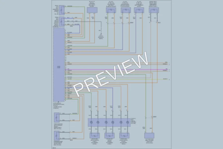 2011 Volvo XC90 Supplemental Restraints wiring diagram preview