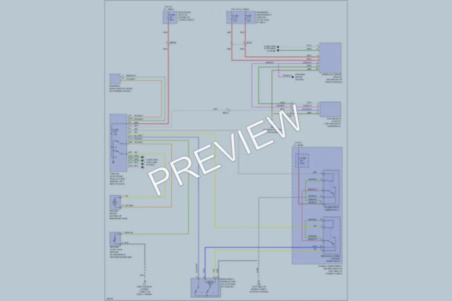 2011 Volvo XC90 Wiper Washer wiring diagram preview