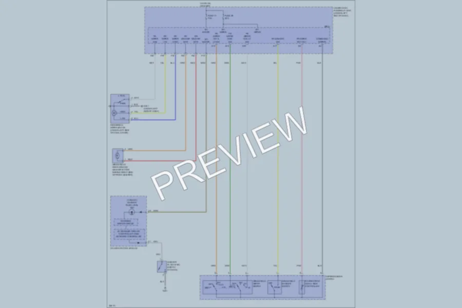 2012 Acura RDX Wiper Washer wiring diagram preview