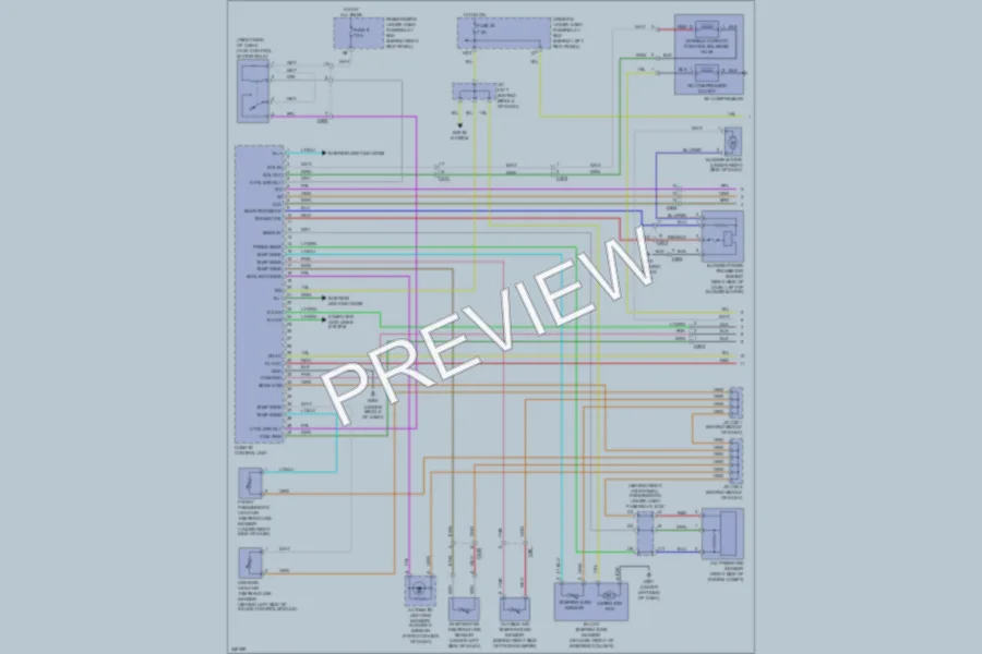 2012 Acura RL Air Conditioning wiring diagram preview