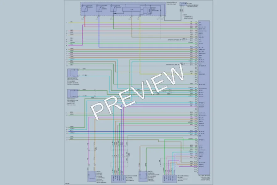 2012 Acura RL Anti Theft wiring diagram preview