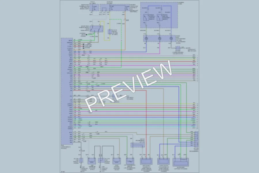 2012 Acura RL Transmission wiring diagram preview