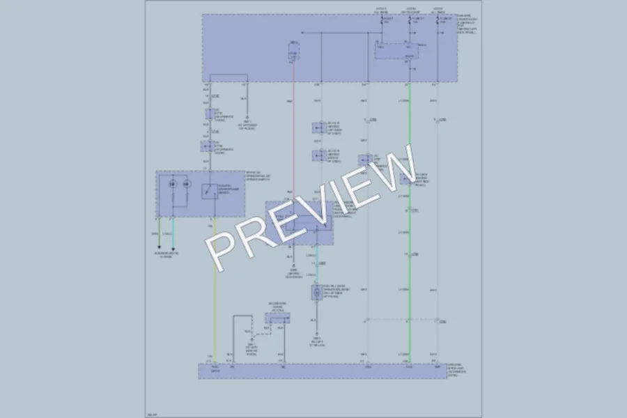 2012 Acura RL Trunk Tailgate Fuel Door wiring diagram preview