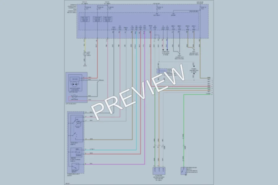 2012 Acura TL Headlights wiring diagram preview