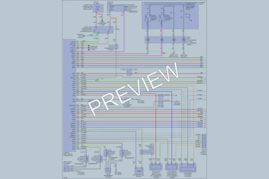 2012 Acura TL Transmission wiring diagram preview