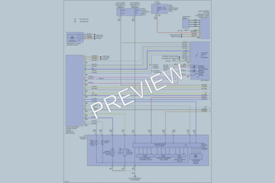 2012 Audi A3 Headlights wiring diagram preview