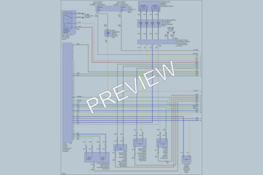 2012 Audi A3 Supplemental Restraints wiring diagram preview