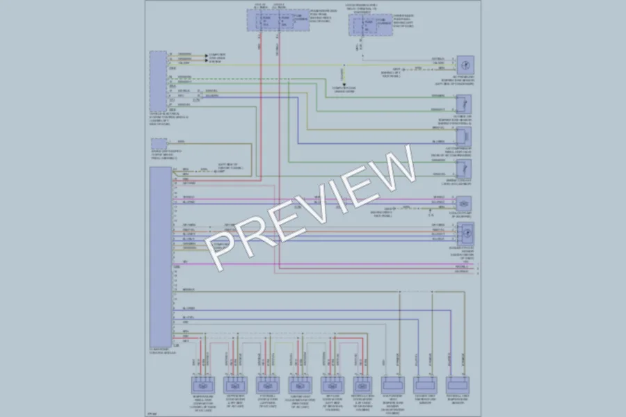 2012 Audi A4 Air Conditioning wiring diagram preview