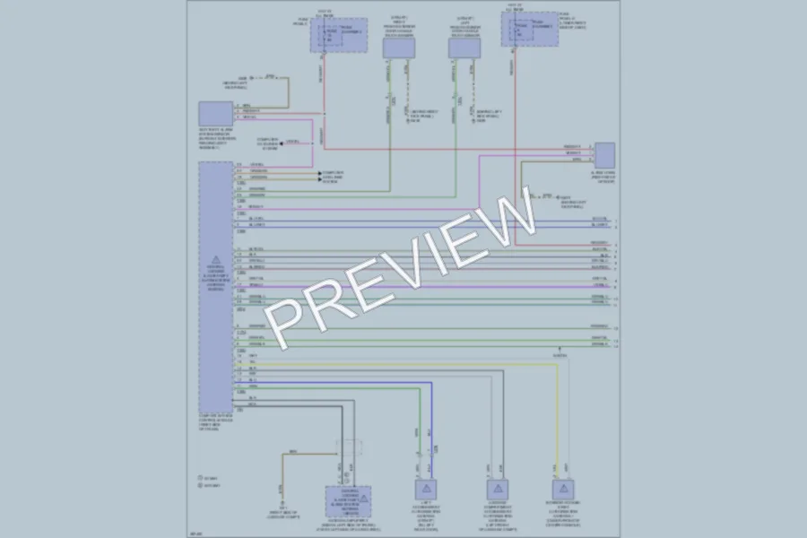 2012 Audi A4 Anti Theft wiring diagram preview