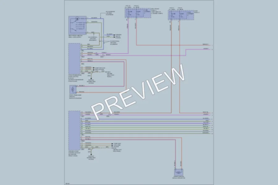 2012 Audi A4 Power Windows wiring diagram preview