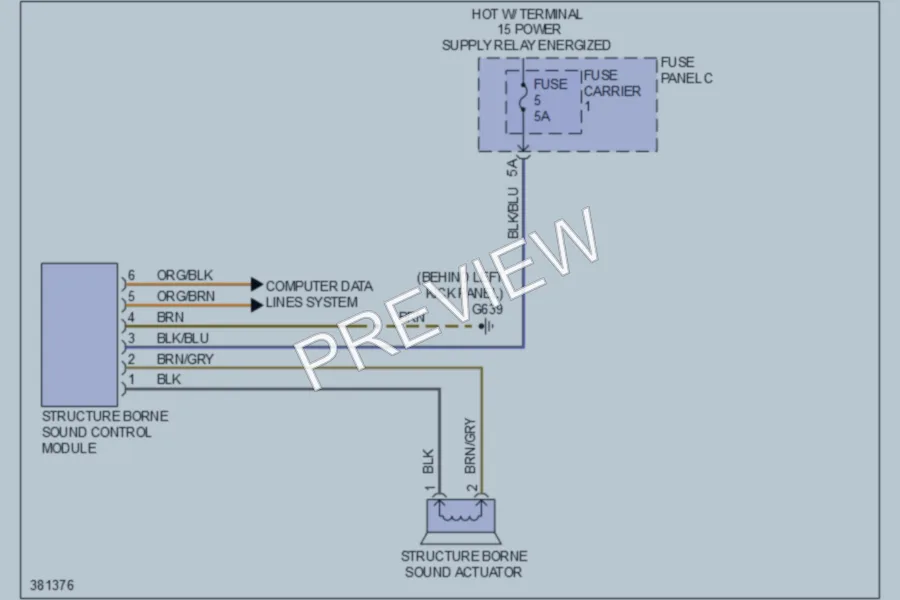 2012 Audi A4 Radio wiring diagram preview