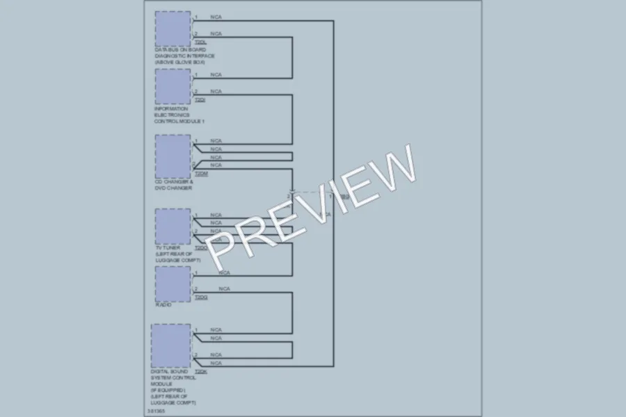 2012 Audi A5 Radio wiring diagram preview