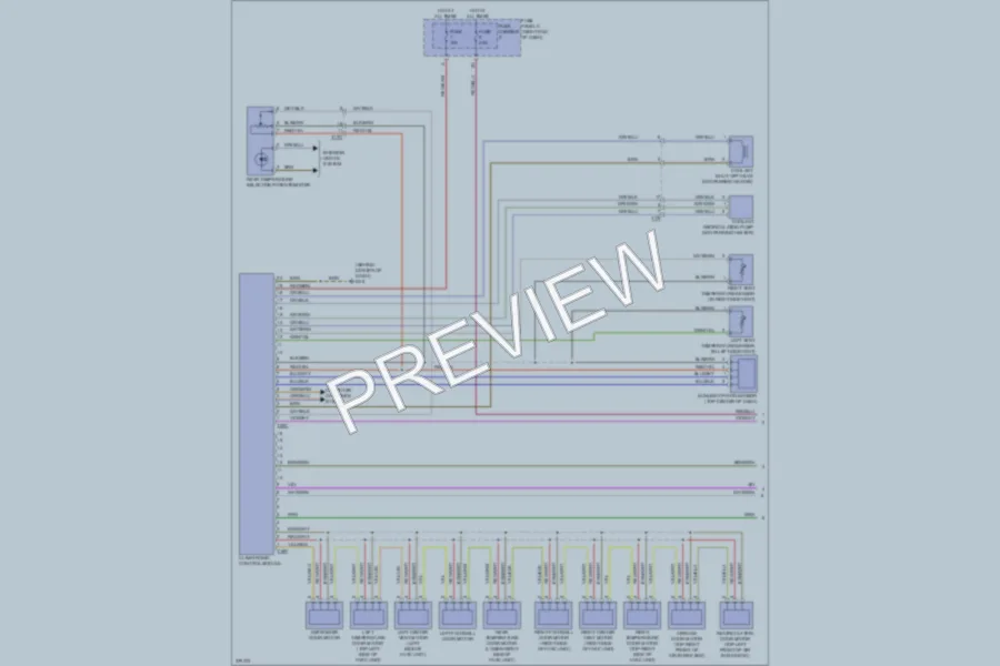 2012 Audi A6 Air Conditioning wiring diagram preview
