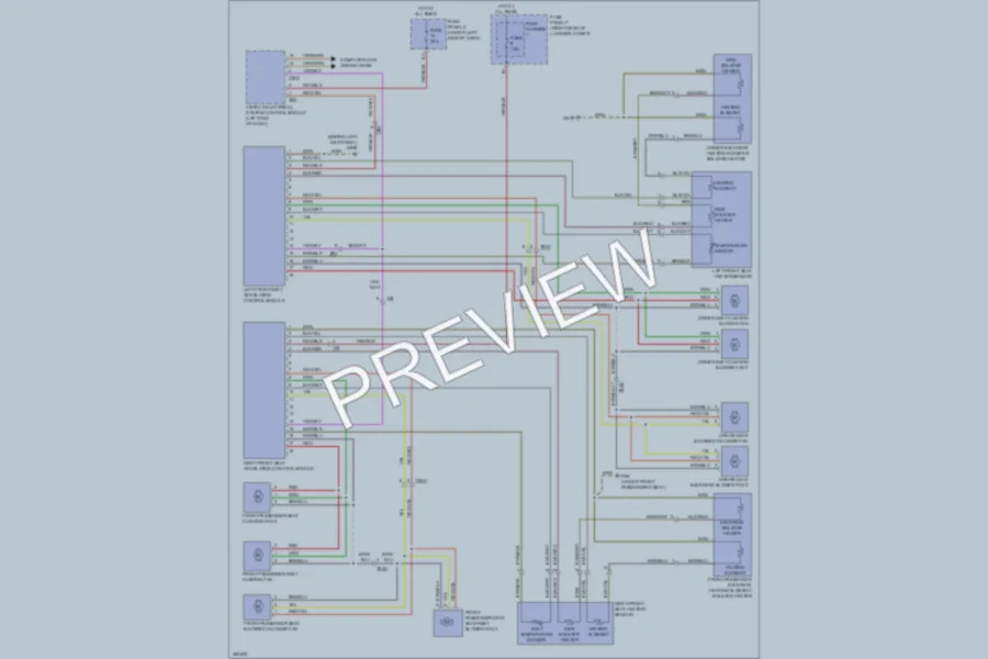 2012 Audi A6 Power Seats wiring diagram preview