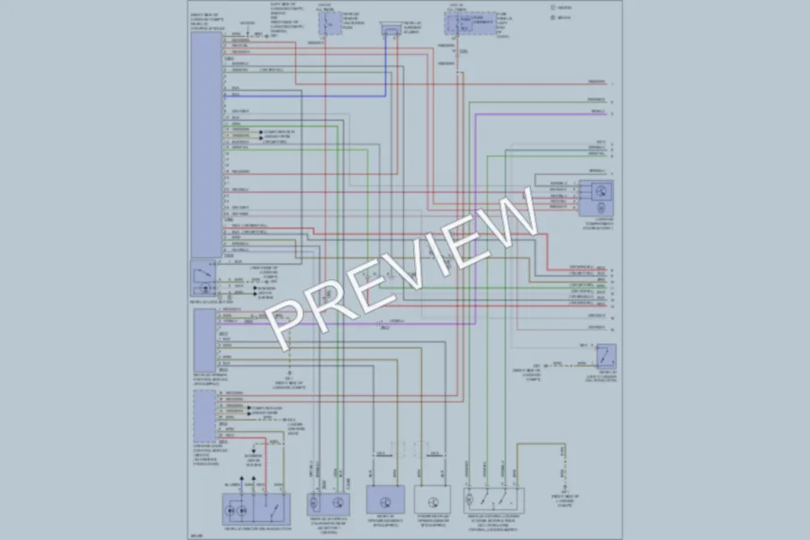 2012 Audi A6 Trunk Tailgate Fuel Door wiring diagram preview