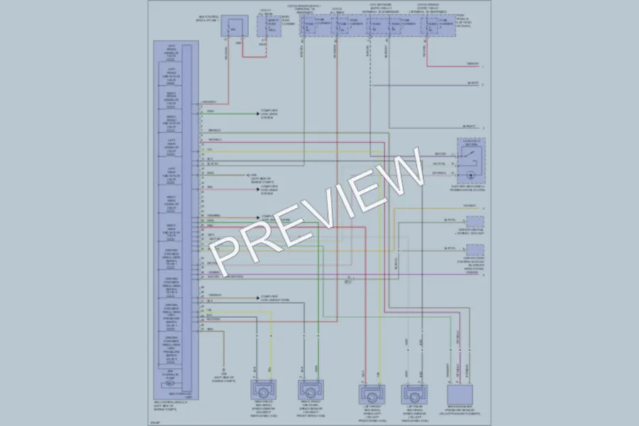 2012 Audi A7 Anti Lock Brakes wiring diagram preview