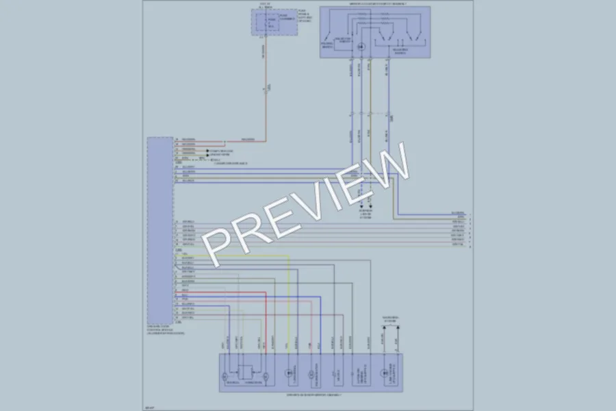 2012 Audi A7 Memory Systems wiring diagram preview