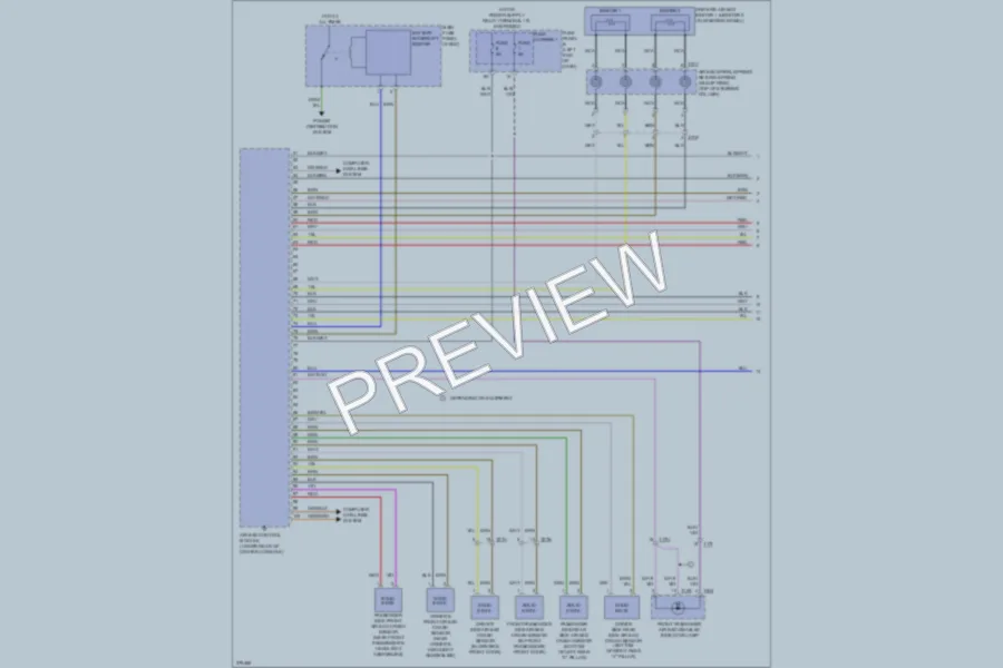 2012 Audi A7 Supplemental Restraints wiring diagram preview